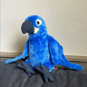 Parrot Wild Republic Hyacinth Macaw Plush 12"
